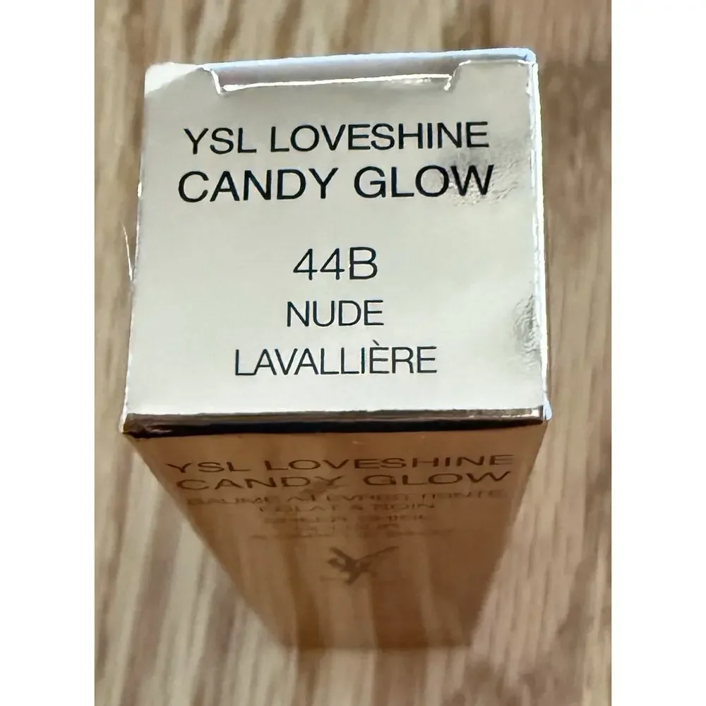 YSL Loveshine Candy Glow Lip Balm 44B Nude Lavallière 3.1g New